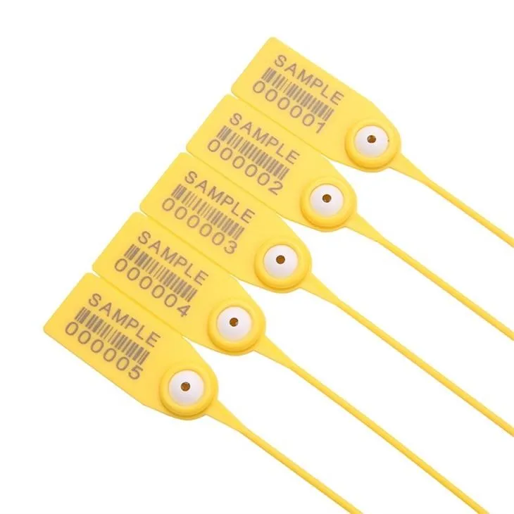 numbered plastic seal