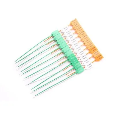 پلاسٹک کی سیکیورٹی مہر کو موتیوں سے بنا ہوا ہے