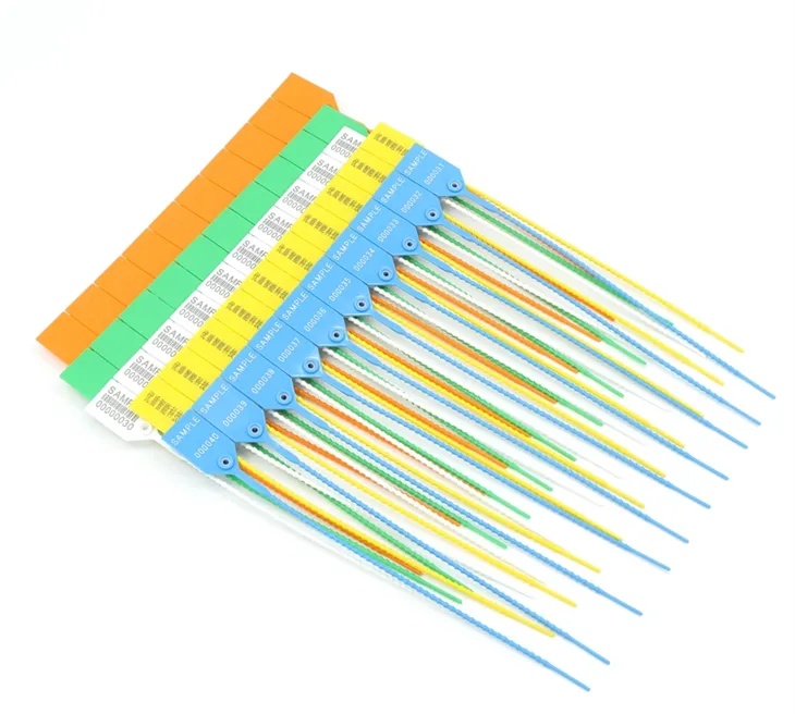 سیریل نمبر کے ساتھ پلاسٹک مہر